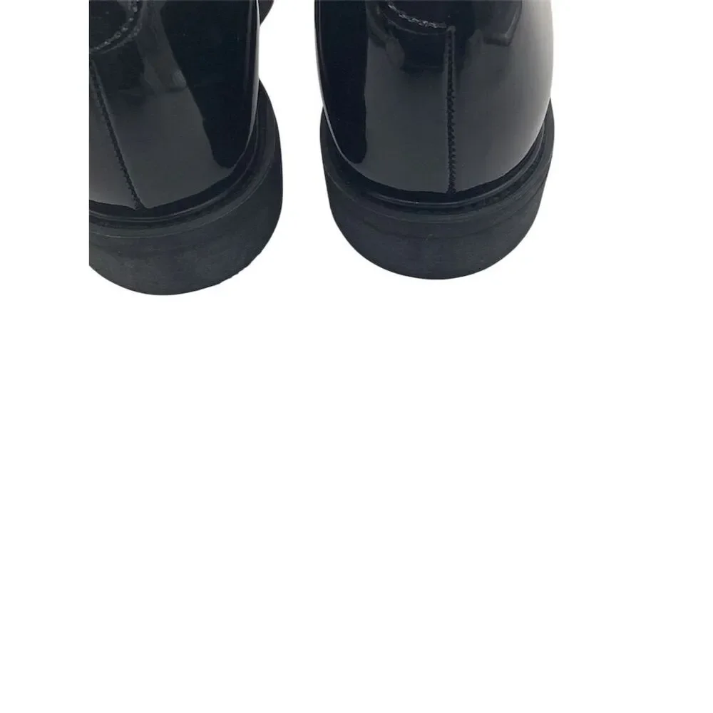 Bates Men's High Gloss Oxford‎ Dress Shoes Black Size 10 D